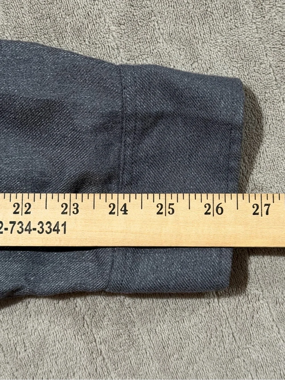 The North Face Thermo Core Twill Shirt Men’s Large Dark Gray Long Sleeve Outdoor